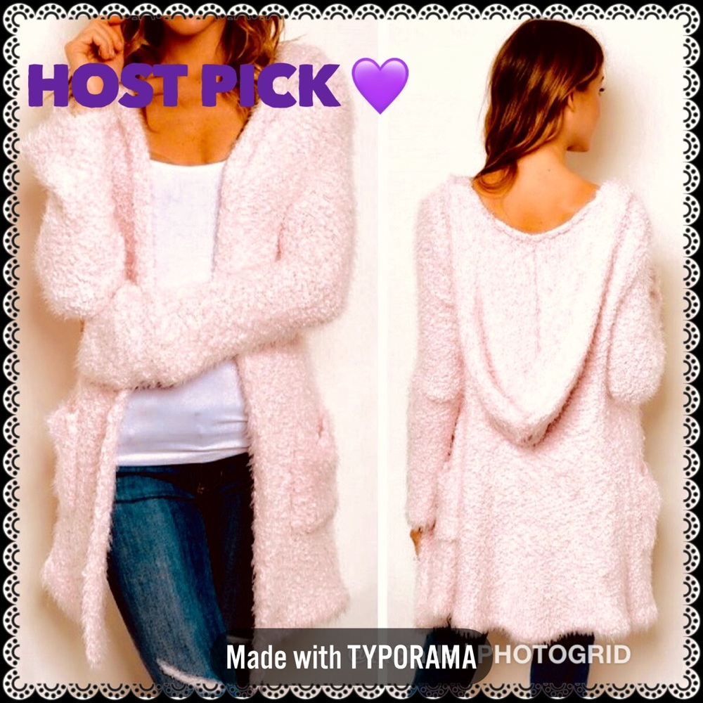 BRAND NEW💜Super Soft Pink Blush Cardigan Jacket